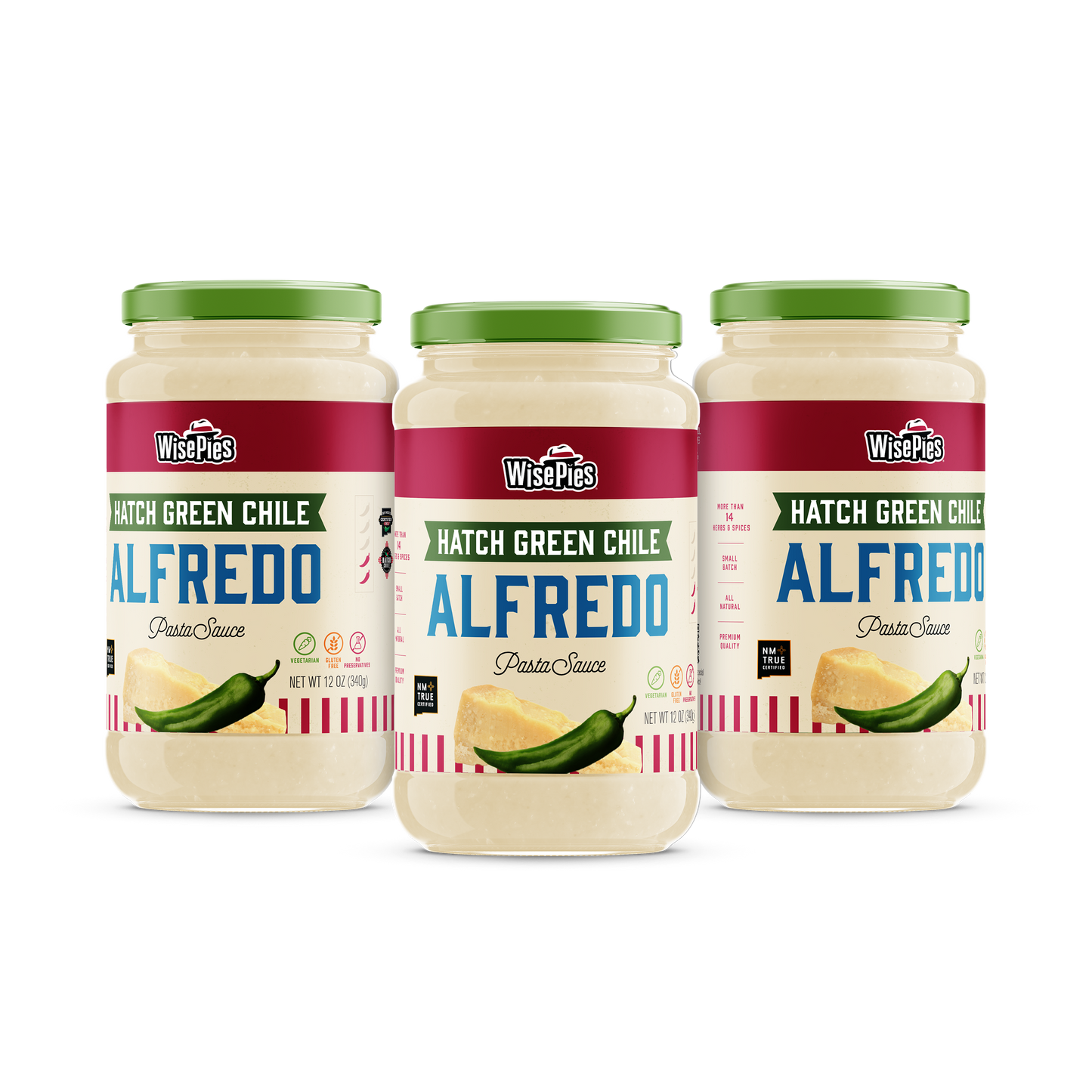 3 Pack Green Chile Alfredo