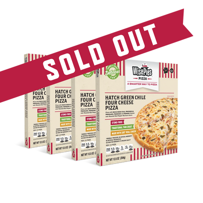 WisePies Pizza - Hatch Green Chile Four Cheese Pizza - 4 Pack